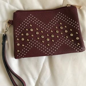 Brown wristlet